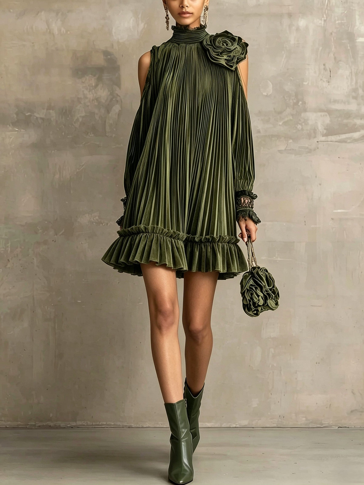 Robe Flore Courte