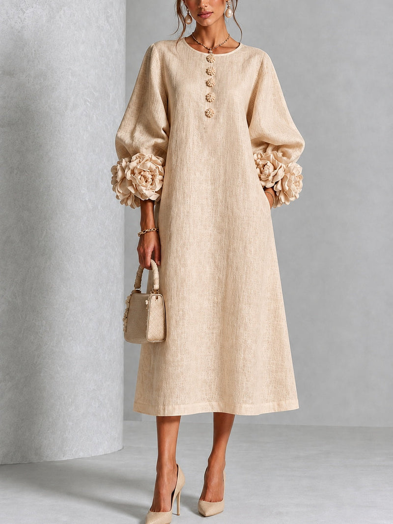 Robe Églantine Beige