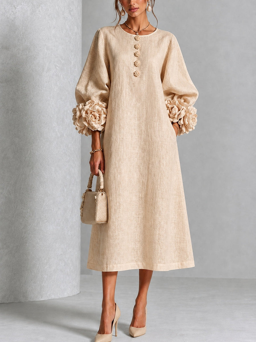Robe Églantine Beige