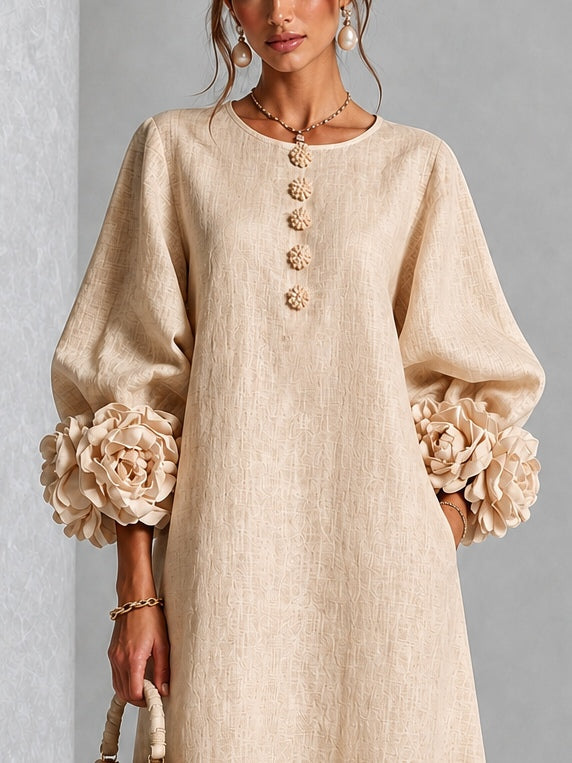 Robe Églantine Beige