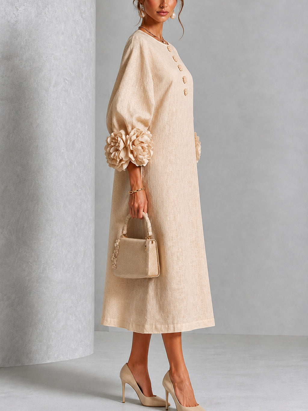 Robe Églantine Beige