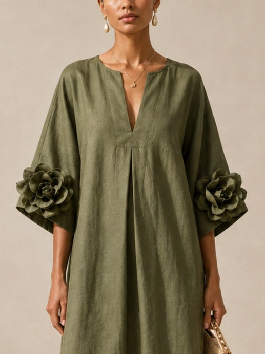 Robe Églantine Olive