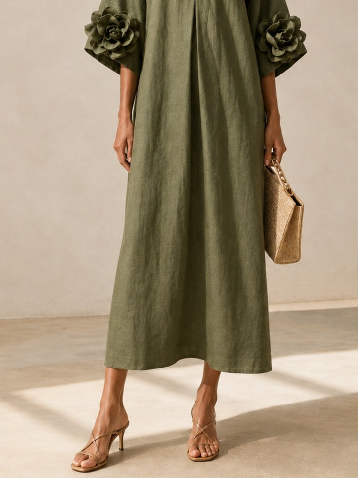 Robe Églantine Olive