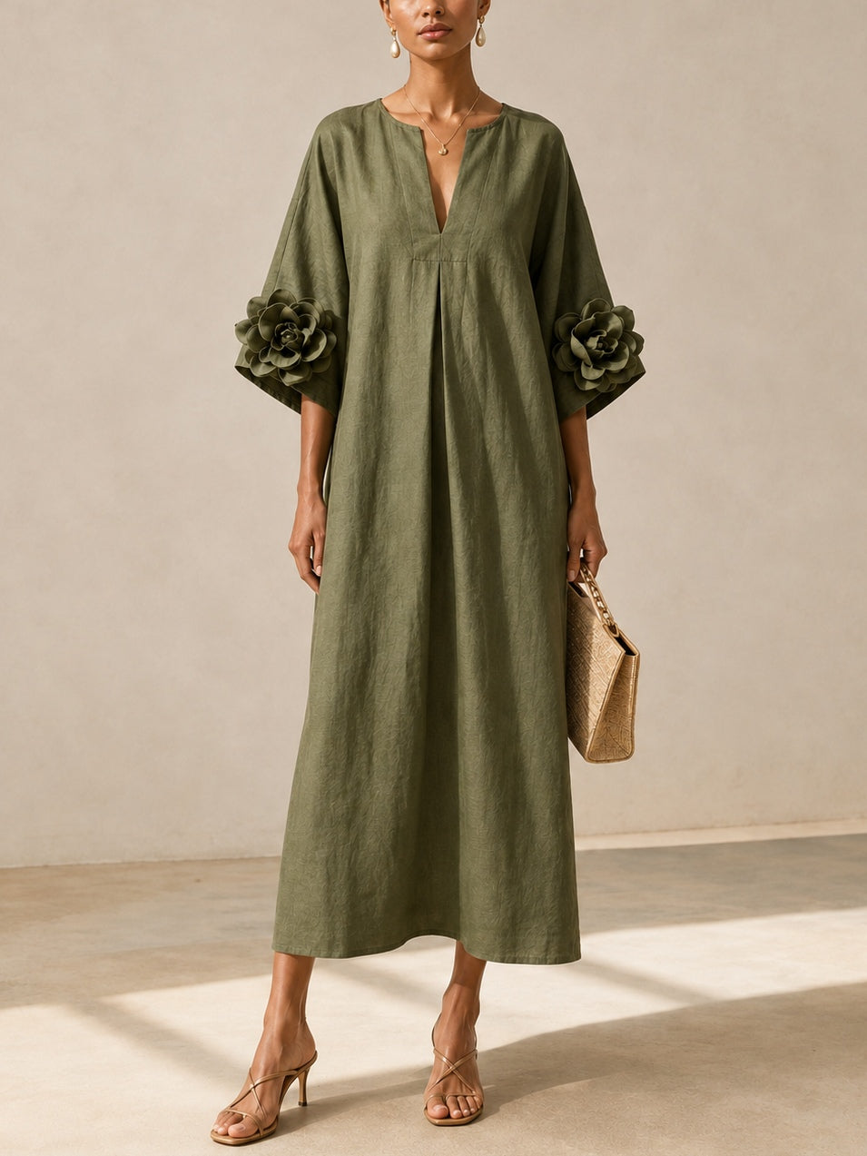 Robe Églantine Olive