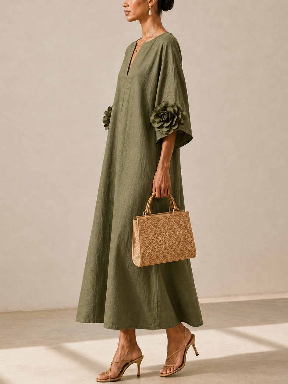 Robe Églantine Olive