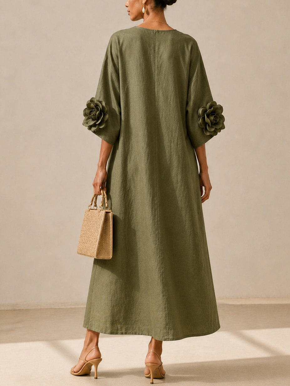Robe Églantine Olive