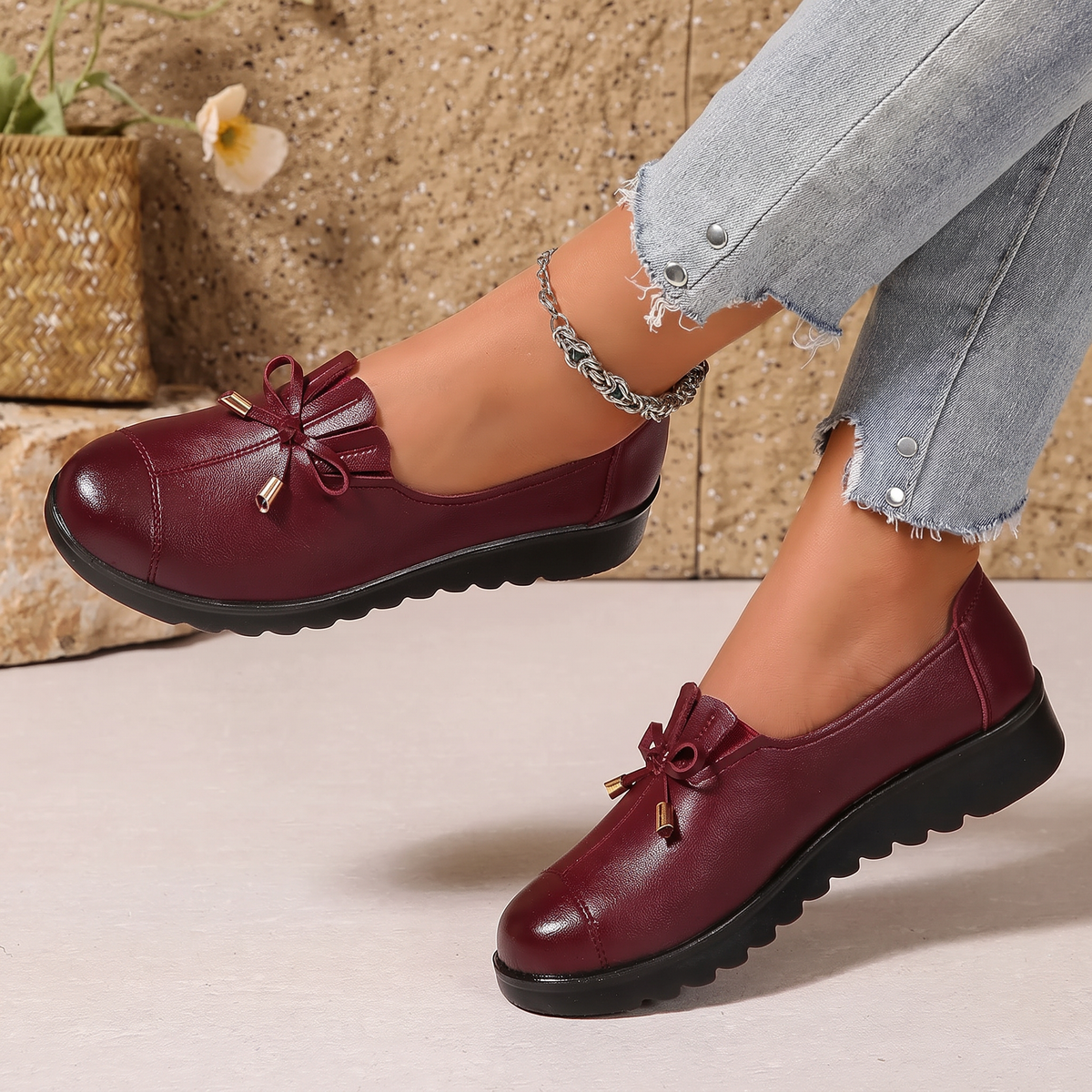 Mocassins Colombe