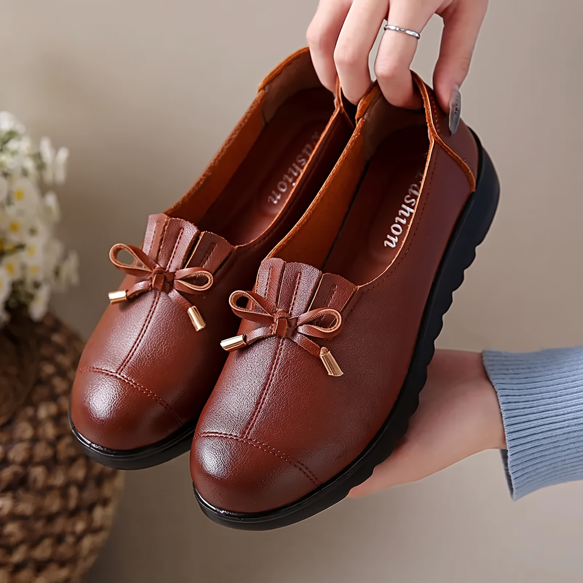 Mocassins Colombe