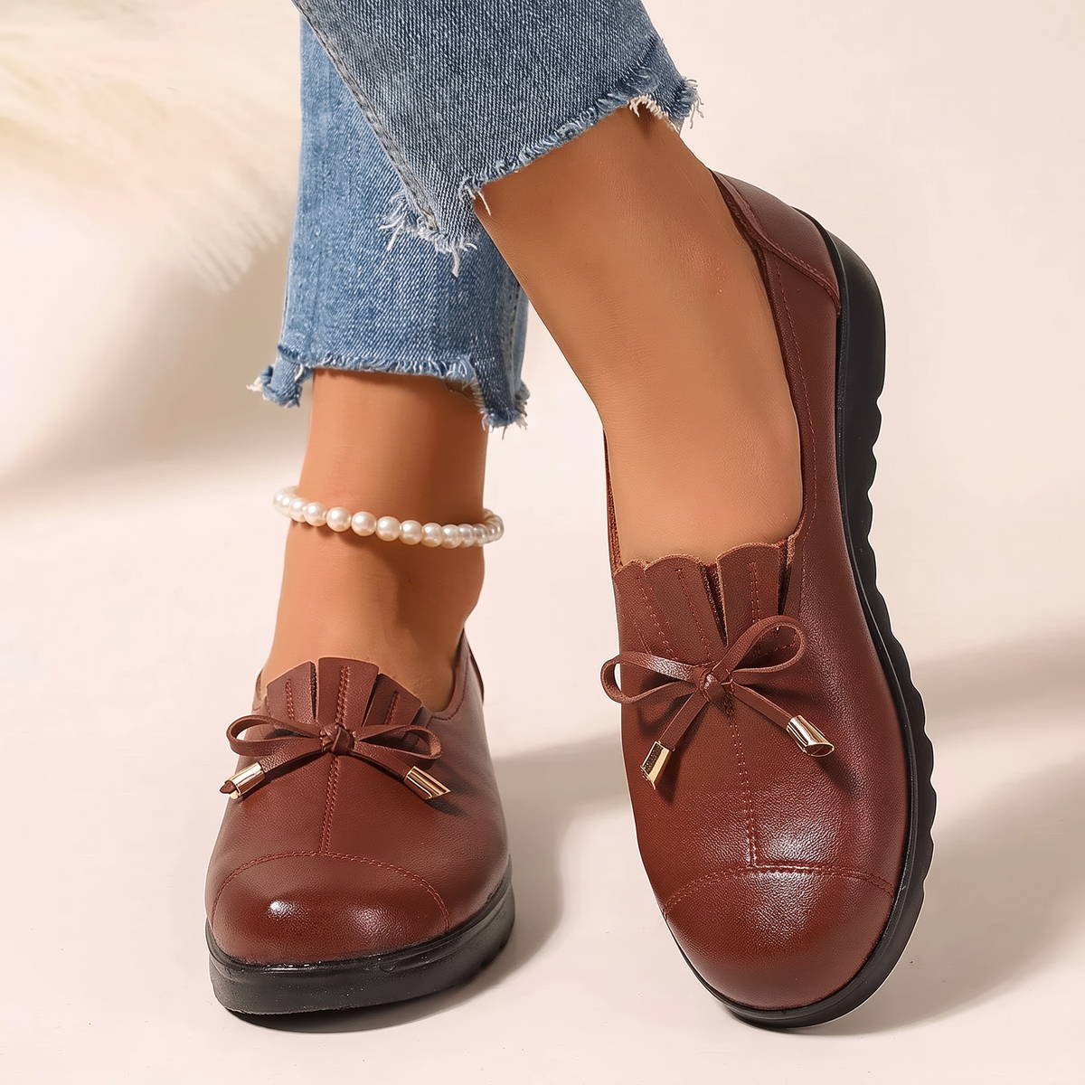 Mocassins Colombe